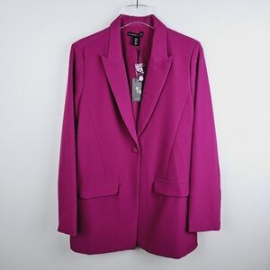 Sincerely Jules Pink Longline Blazer